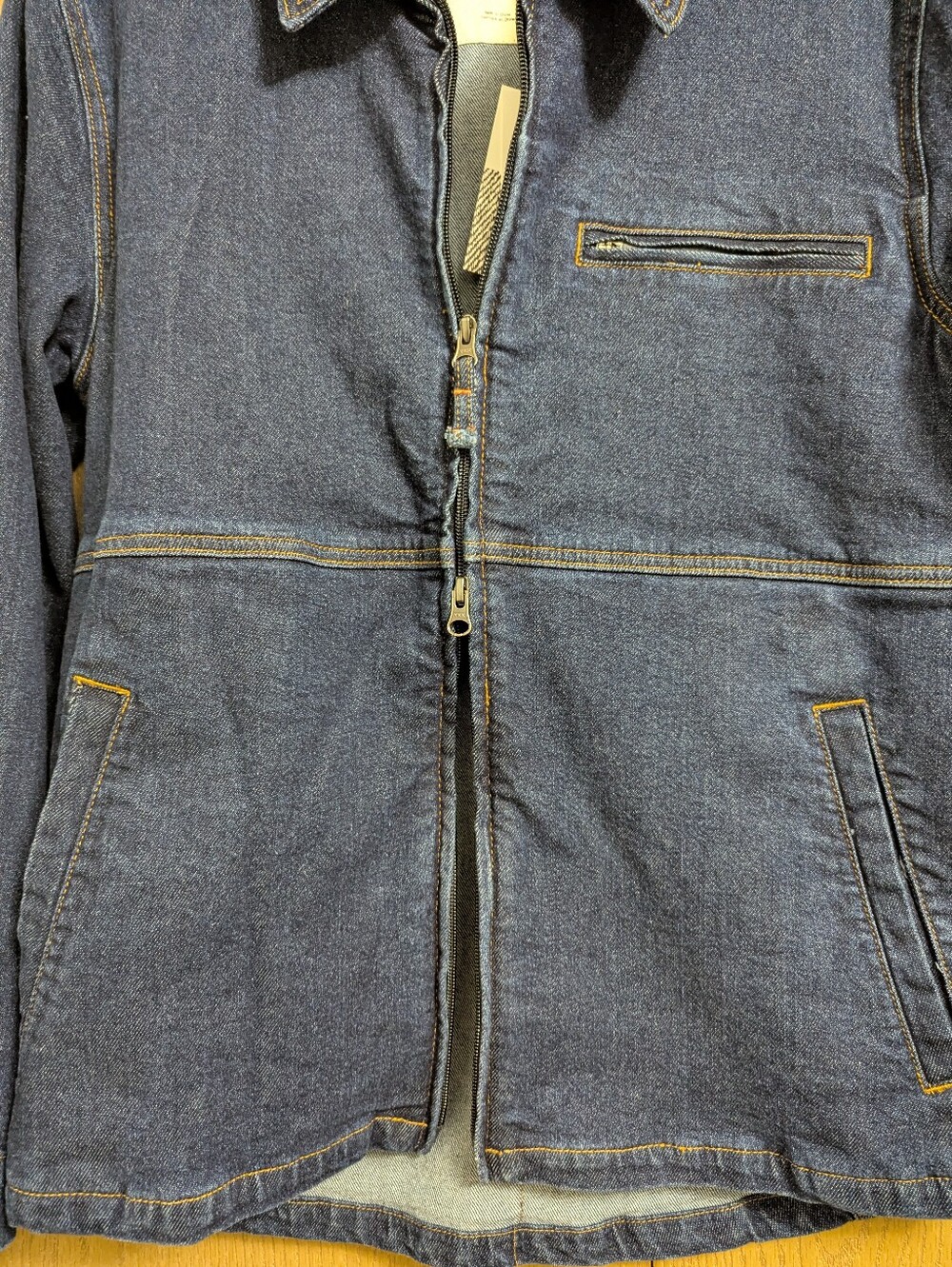 NWT Ripton Sport Utility Jean Jacket Blue Collar - Picture 3 of 14